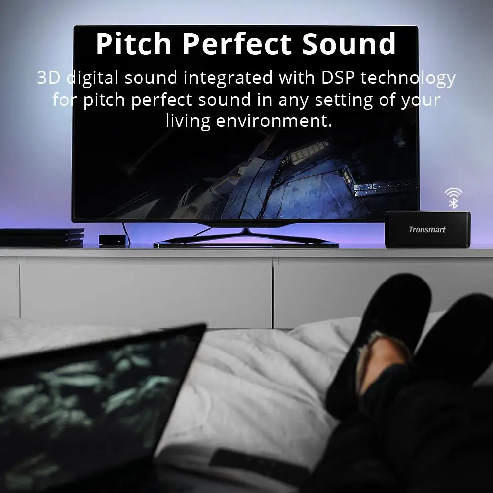 Tronsmart элемент Мега Bluetooth динамик открытый портативный беспроводной динамик s цифровой звук 40 Вт Выход для телефона HUAWEI