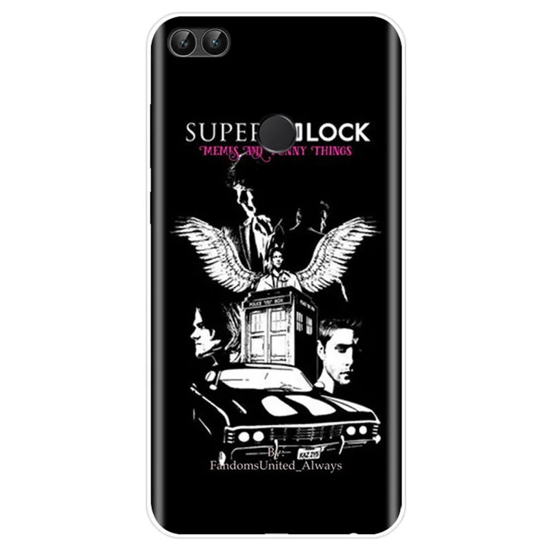 Чехол для телефона Doctor who tardis Синий Мягкий силиконовый чехол Huawei P9 P10 P20 PLUS P30 PRO P8 lite