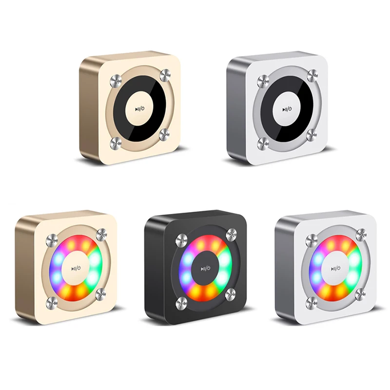 Беспроводная Bluetooth Колонка свободные руки Портативная колонка со светодиодный