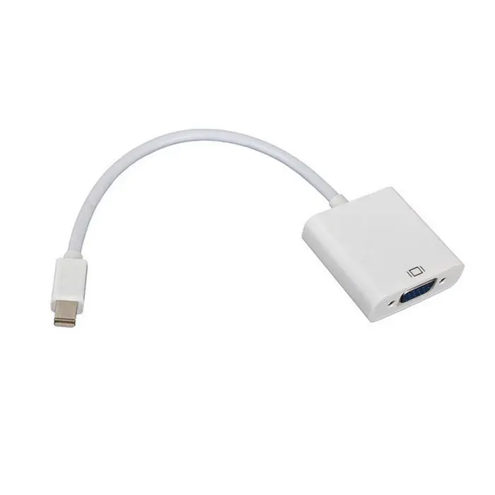 Mini Displayport DP to VGA RGB Female Video Adapter Cable For Apple Macbook Pro Air Support ATI Eyefinity | Электроника