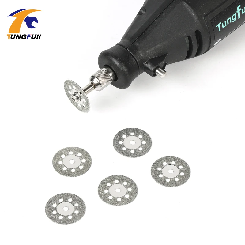 Tungfull Dremel инструменты аксессуары Алмазный шлифовальный круг циркулярная пила режущий диск Dremel Аксессуары для вращающихся инструментов