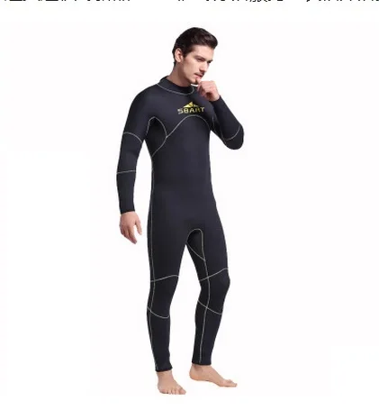 Неопреновый спортивный гидрокостюм SBART 5 мм мужская неопреновая одежда с длинным