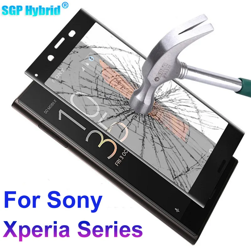 Защитное стекло с полным покрытием для Sony Xperia XA 1 XA1 XA2 Ultra Plus XZ1 Compact XZ S защитный