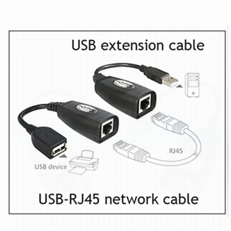 2 шт. кабели удлинители USB 0 для RJ45|Кабели USB| |