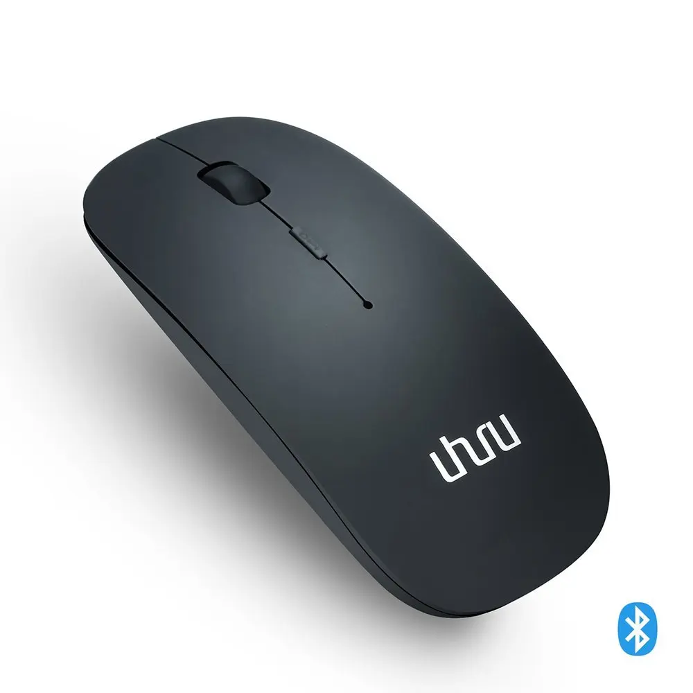 Rechargeable Wireless Mouse with 1200DPI - USB Bluetooth 3.0 Optical Mouse for PC Laptop Accessories - Mute and Noiseless by UHURU image 3