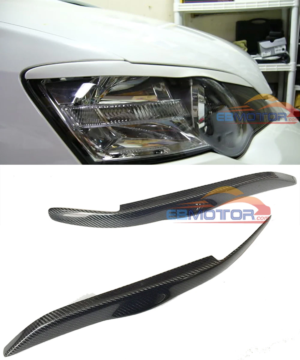 Настоящие накладки для бровей из углеродного волокна 1 пара Subaru Legacy 2004 2008 T065|eyebrows
