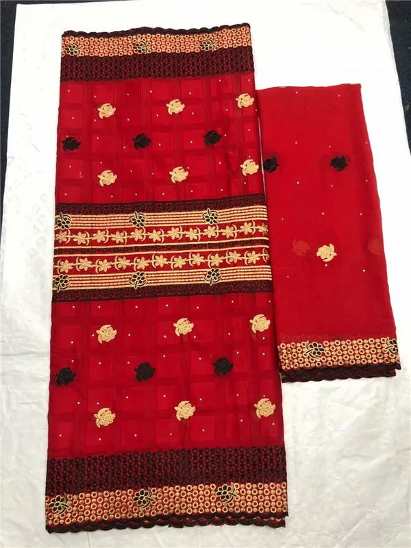 Отверстия дизайн цветы вышивка с камнями швейцарский 100% хлопок Ткань 5 ярдов + 2 м