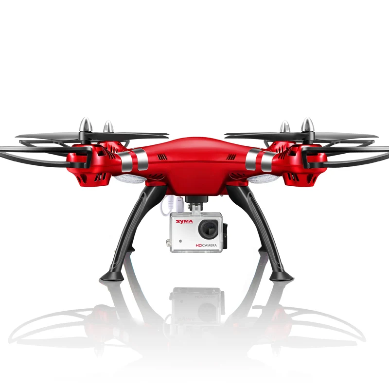 Syma X8HG RTF Радиоуправляемый Дрон Квадрокоптер с камерой 8.0MP 1080P HD автоматический