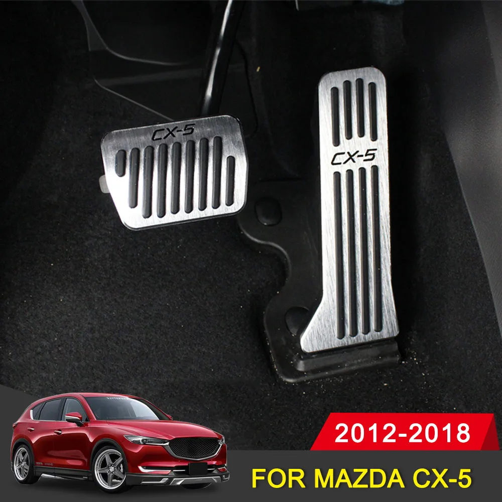 Алюминиевый автомобильный акселератор педаль тормоза для Mazda CX5 крышка педали 2013