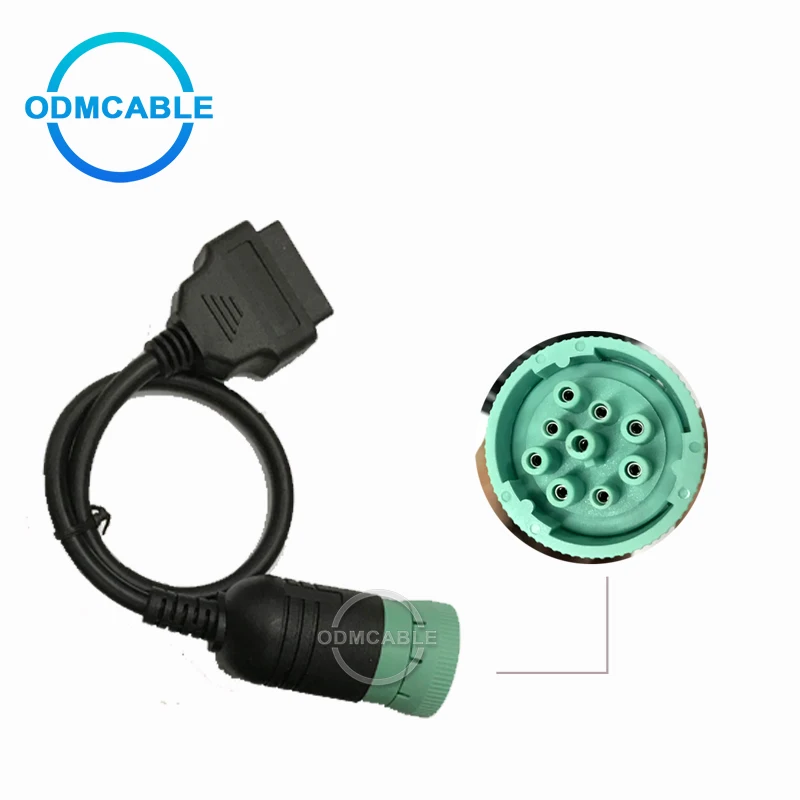 OBD II с 9-контактным диагностическим кабелем vocom 16-контактный диагностический