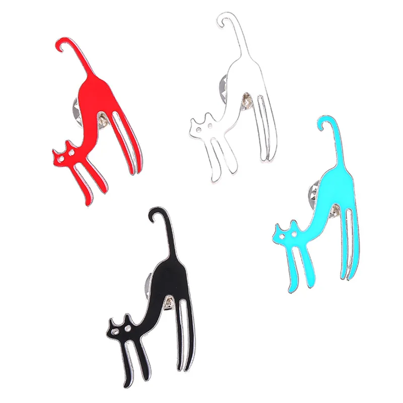 2019 новые преувеличенные милые кошачьи Броши для женщин и мужчин эмалированные