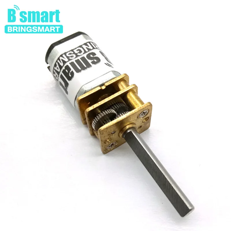 Мини Мотор Bringsmart N20 3 в 6 12 В мотор редуктор постоянного тока низкая скорость