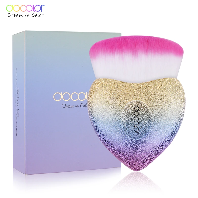 Docolor Multi-function Powder Brush Contour Face Makeup Brushes Synthetic Hairs Fantasy Cosmetics Tool Pincel Maquiagem | Красота и