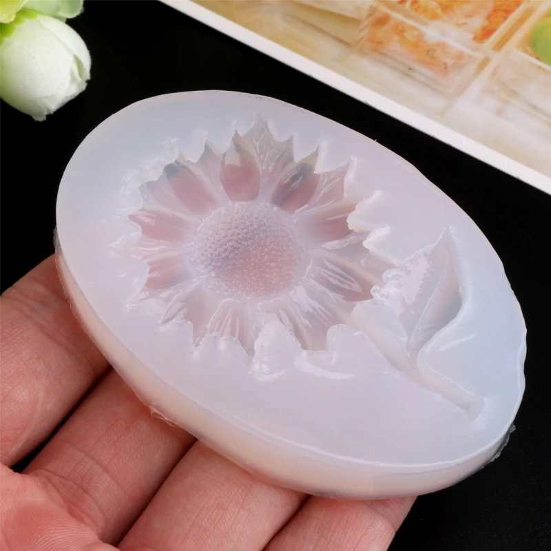 JAVRICK Jewelry Sunflower Shape Silicone Mold Jelly Chocolate Tool Decoration Baking Tackle | Украшения и аксессуары