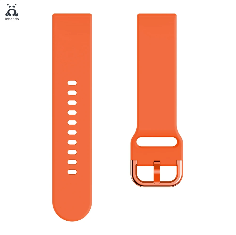Orange Lebanda спортивный ремешок для Galaxy watch активный силиконовый ремешок для samsung Galaxy 42 мм аксессуары для часов Мягкая дышащая Замена - Цвет ремешка: Orange