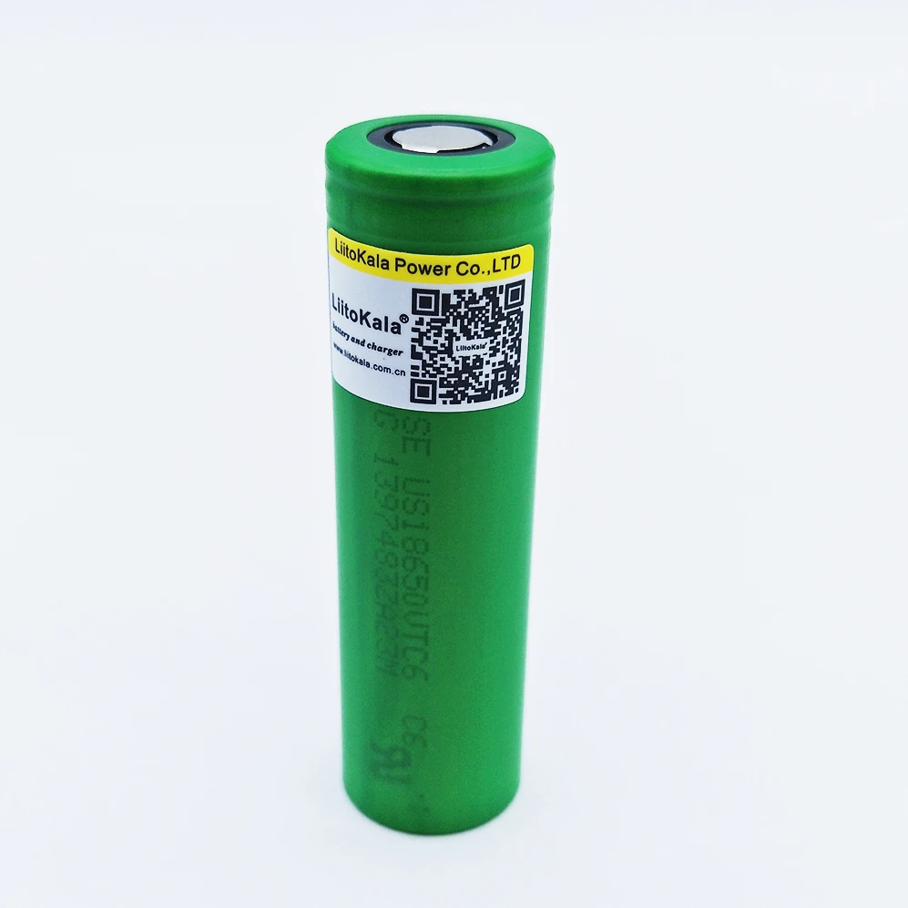 40 шт Liitokala VTC6 3,7 V 3000mAh литий-ионная аккумуляторная батарея 18650 US18650VTC6 30A игрушки фонарик инструменты