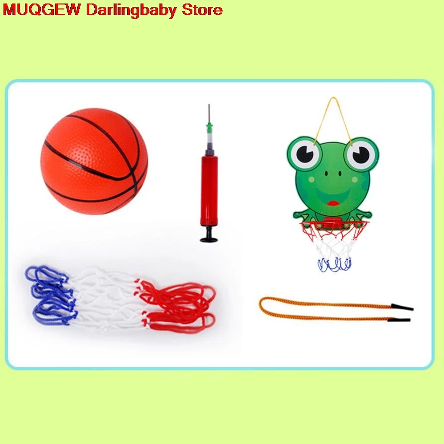 Баскетбольная доска обруча пластиковый обруч набор с крытым подвесным обручем