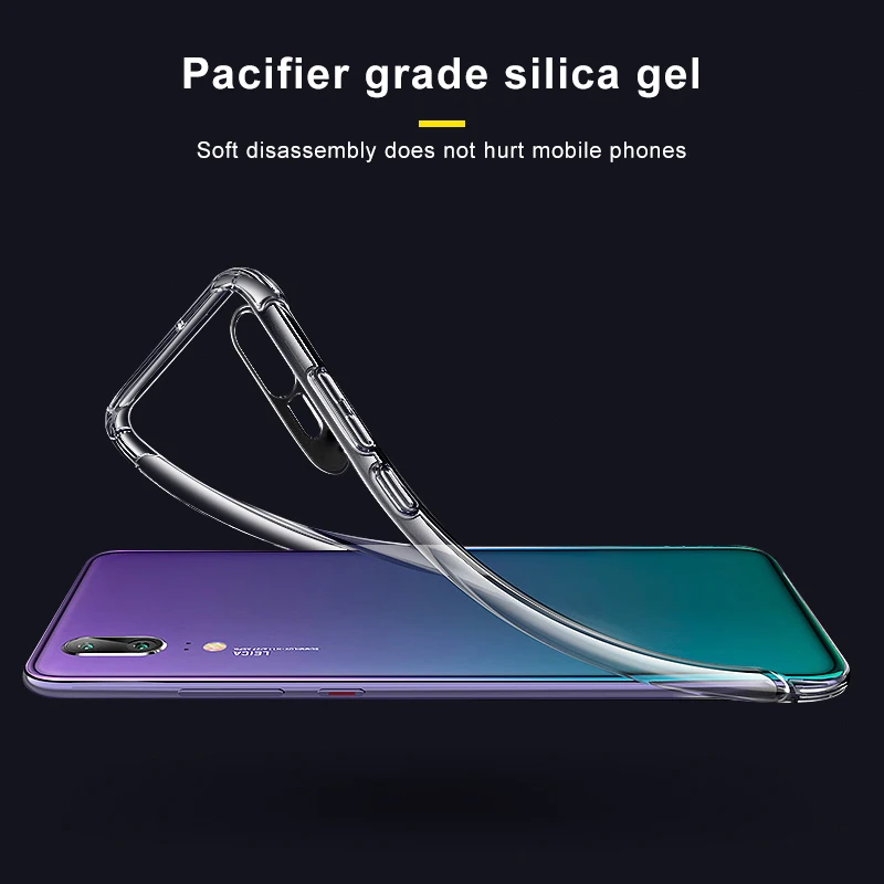 HUKU 3D чехол для телефона для huawei P20 P30 Pro lite Nova 3 3i 3e 4 4e чехол Прозрачный Мягкий ТПУ силиконовый чехол для huawei Nova/4e 3e