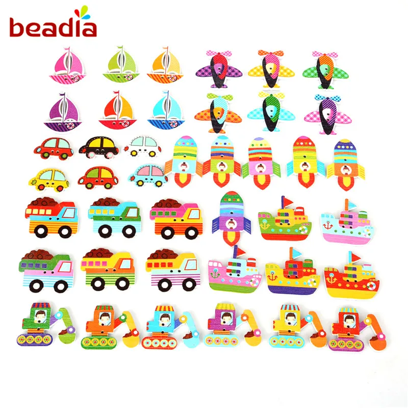 100 шт. деревянные бусины пуговицы в форме совы 2 отверстия|2 hole|for jewelry making2 hole beads |