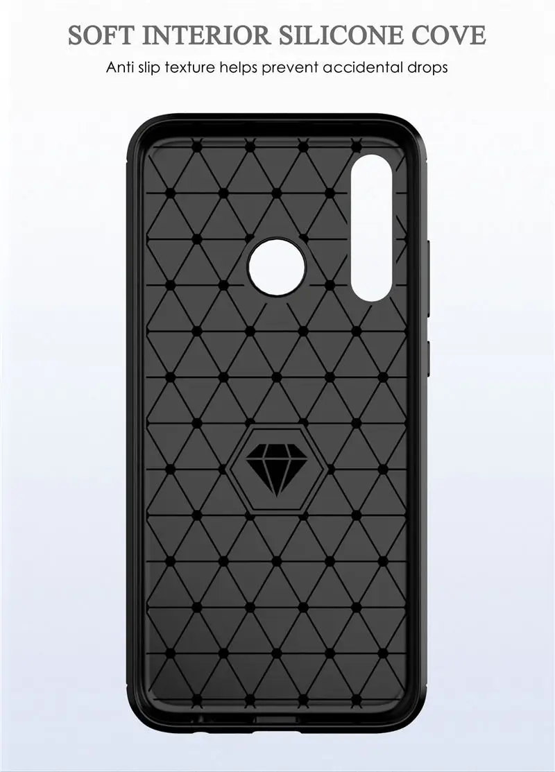 Чехол для Huawei P Smart Plus 2019 силиконовый мягкий чехол из ТПУ телефона задняя крышка 6