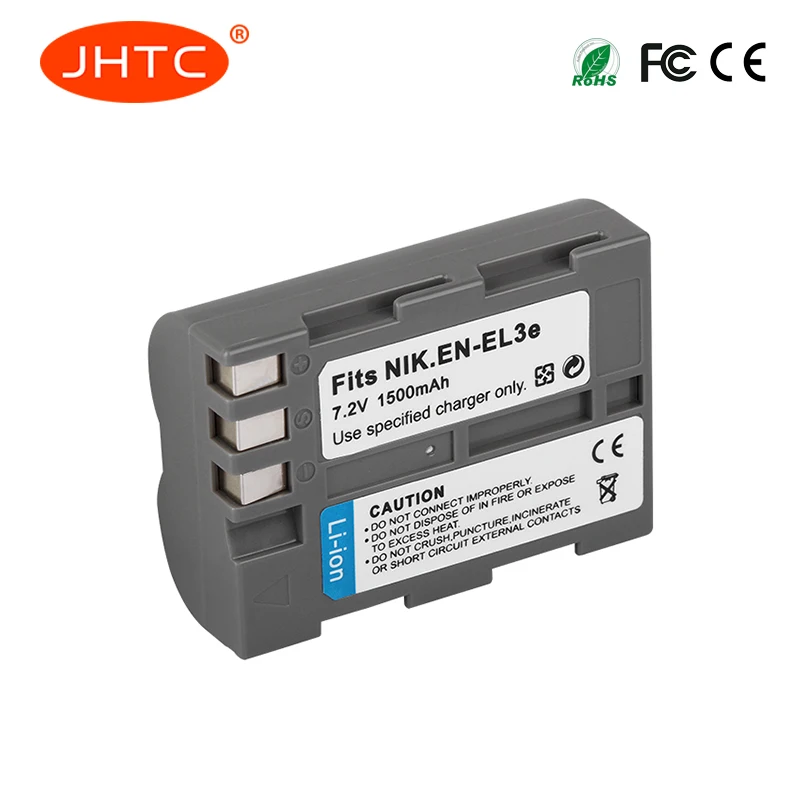 Аккумулятор для фотоаппарата 1500 мАч Nikon ENEL3e EN EL3e D30 D50 D70 D90 D70S D300|battery for nikon|camera batteryen