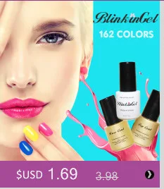 Blinkingel 80 мл Топ Основа для ногтей Гель-лак permanente Soak Off Gel Топ-покрытия для ногтей прозрачный gellak УФ гель Nail esmalte светодиодный резиновый база