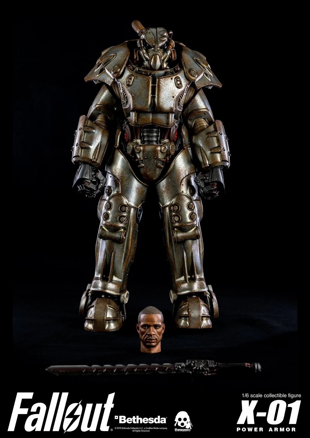 Оригинальная фигурка ThreeZero 1/6 Fallout 4 X-01, мощная броня, меха бетеста, коллекция, фигурка для фанатов, подарок на праздник