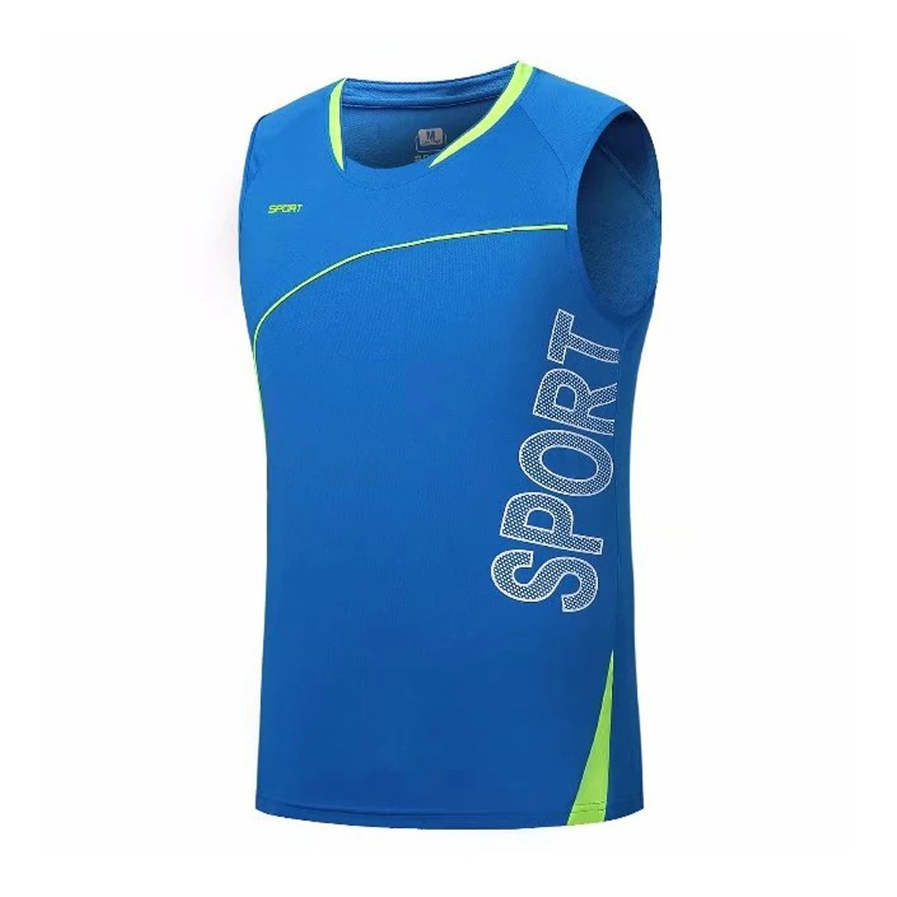 Мужские быстросохнущие жилеты мужские рубашки для бега майки занятий в