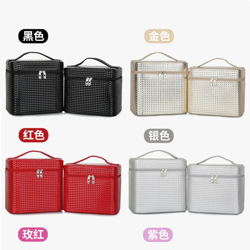 

New Style High Quality Fashion Large Capacity Multi-functional Portable Simple Portable Lovely Storage Box Cosmetic Bag