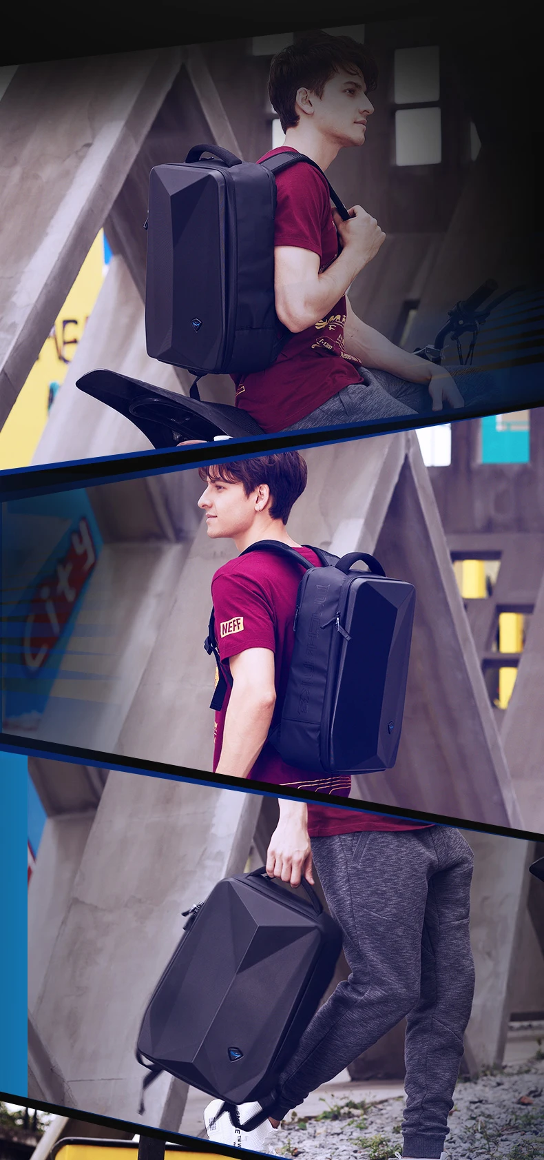 MACHENIKE waterproof laptop bag backpack 15.6-17.3 inch notebook 15-17 inch computer bag USB for Dell ASUS backpack