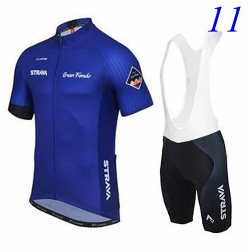 Pro Bicycle Racing Team Short Sleeve Maillot Ciclismo Men's Cycling Jersey Kits Summer breathable Cycling Clothing Sets - Цвет: 11