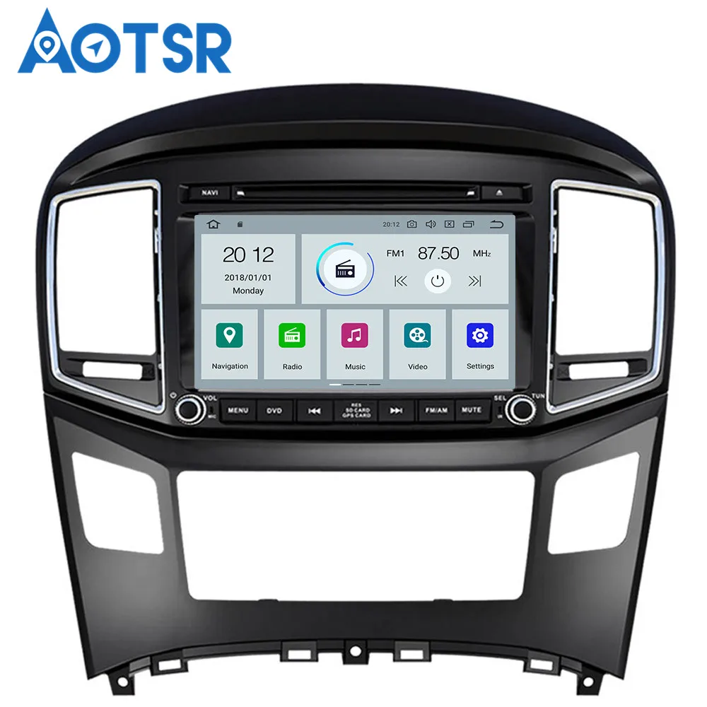 Android9.0 автомобильный DVD плеер GPS навигация для Hyundai H1 Grand Starex Royale i800 2016 2017 Радио