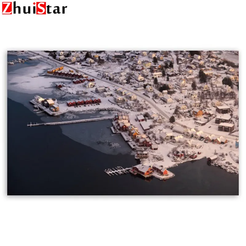Zhui Star алмазная живопись картина Стразы pier полная квадратная Алмазная вышивка