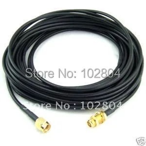 3 м антенна RP SMA коаксиальный кабель для WiFi роутера черный 1 шт. в партии|cable for|cable