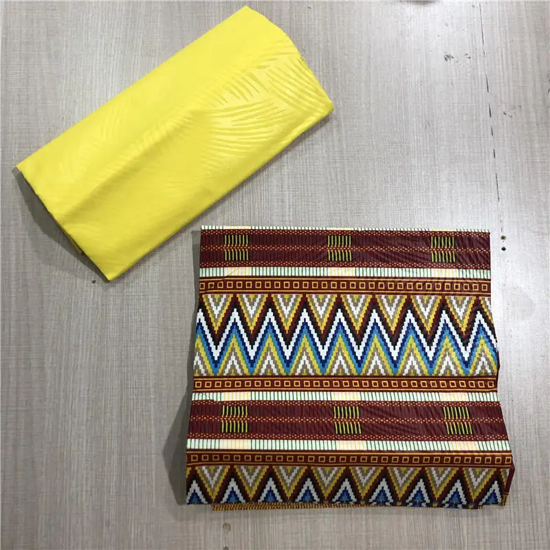 Африканская мода Анкара кэнте восковая ткань 4 ярдов Мода Африканский узор Кенте