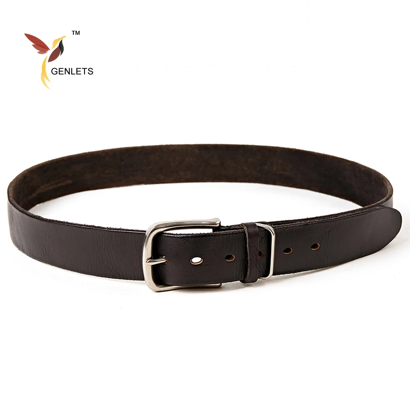 2017 Новый бренд Роскошный ремень мужские джинсовые кожаные ремни с пряжкой для