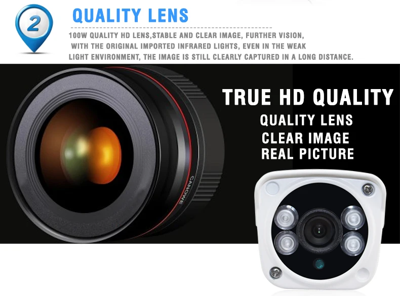 ELAF HD AHD Bullet Camera Home Security Infrared 720P 1.0MP Night vision Video Surveillance CCTV IR | Безопасность и защита