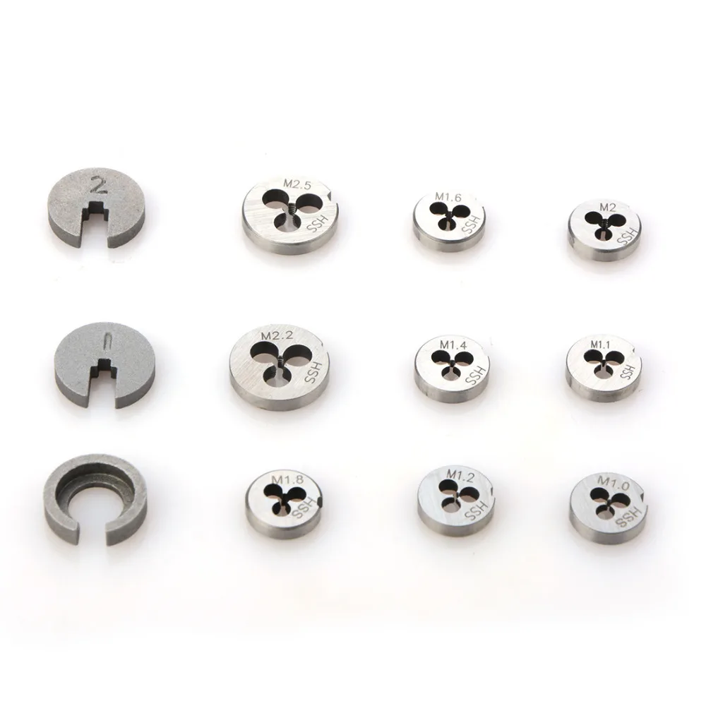 31 шт./компл. Мини HSS метрические краны матрицы гаечный ключ ручка крана и