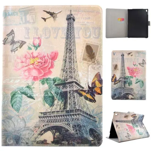 

For Apple iPad pro 9.7 Case Print Pattern Design Folio PU Leather Cases For iPad Pro mini 9.7 inch Cover Tablet Shell Protector