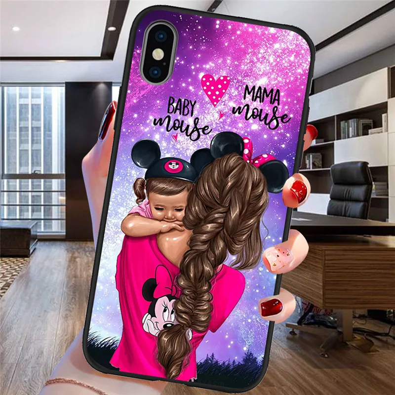 Для женщин, девочек, мам, детей, Модный чехол для iPhone X, XR, XS, Max, 5, 5S, SE, 6, 6 S, 7, 8 Plus, Oneplus, 5 T, Pro, 6 T, чехол для телефона, Funda, Coque Etui - Цвет: H1771