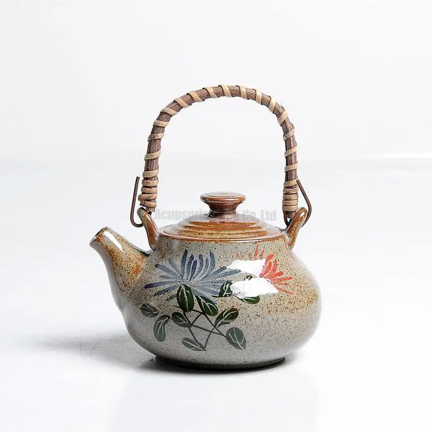 Hand-painted Ancient Ceramic Teapot Retro Kungfu Tea Making Zen ceremony Drinkware cups porcelain teaset puɾr/puerh/Dahongpao | Дом и сад