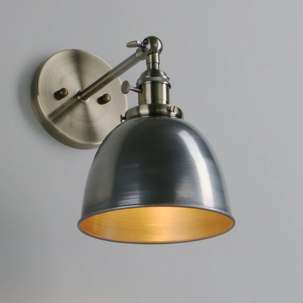 Permo винтажный wandlamp 6,5 ''настенные лампы, черное современное настенное бра, промышленный лестничный настенный светильник, новогодний, Рождественский Декор