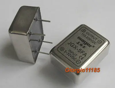 

2 pcs JGX-5FA DC-DC PCB SSR In 3-32VDC,Out 5-220V DC 5A Solid State Relay