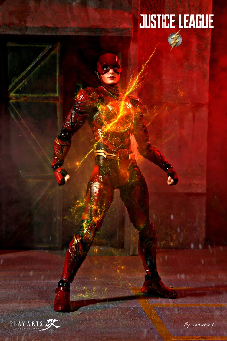 Горячая Распродажа DC Justice League Super Hero Play Arts Kai NO. 2 флэш 10 &quotфигурку статуя игрушки |