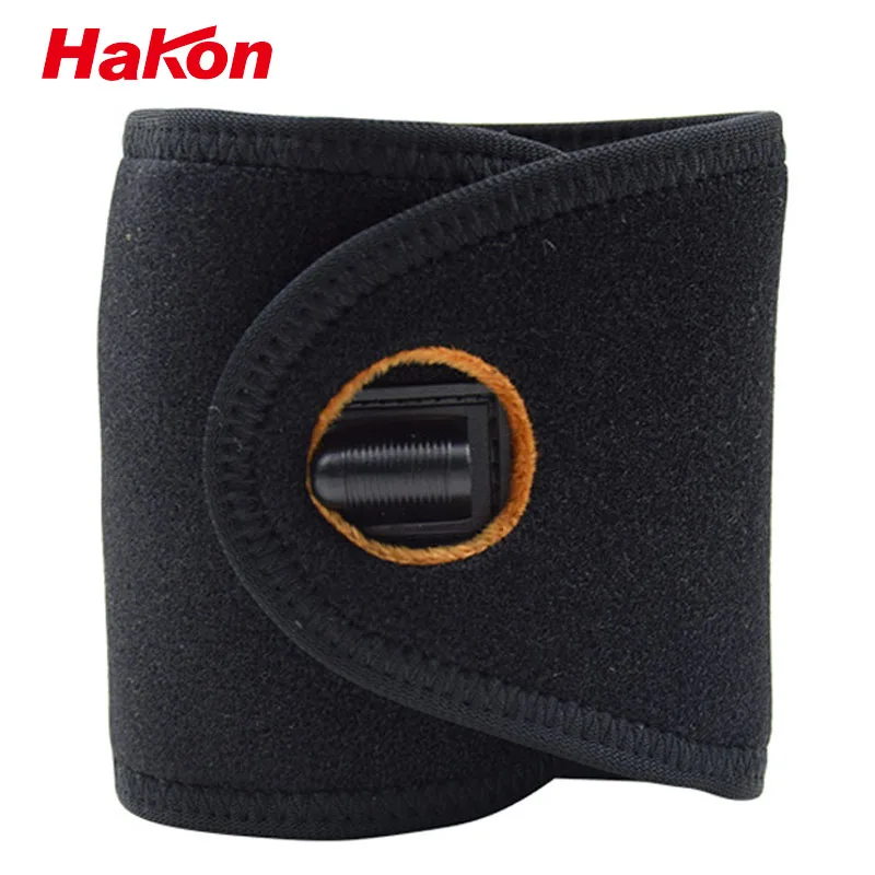 

Electric far infrared heating wrist belt therapy with wormwood pad for sports protection palm lock hot breathable black