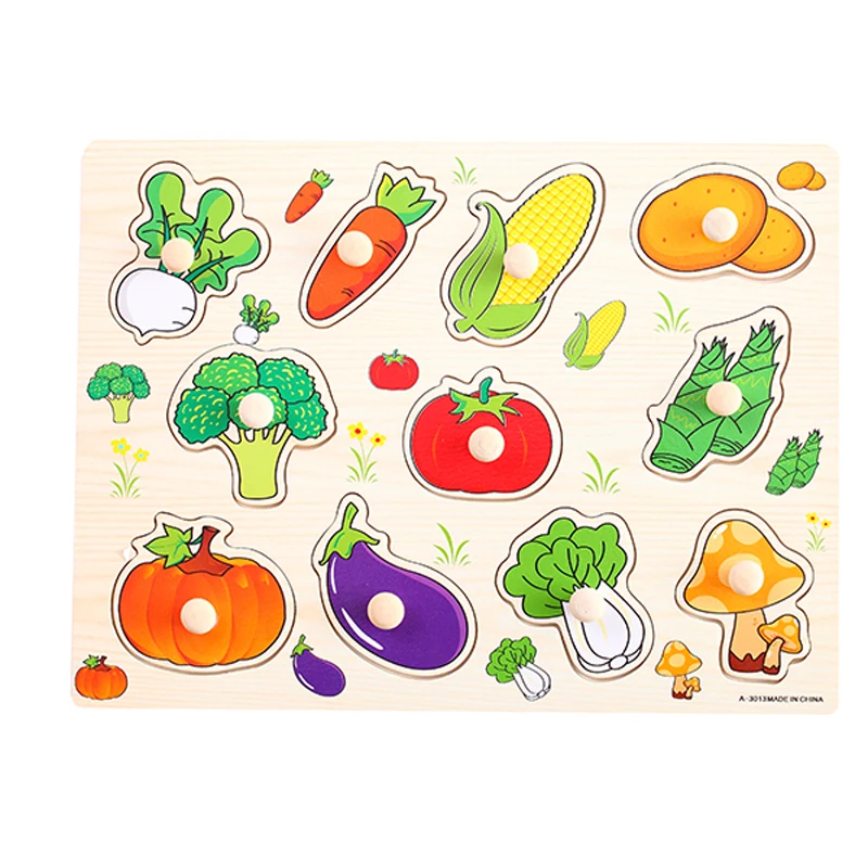 Детские игрушки Монтессори деревянная головоломка/ручная доска набор обучающая