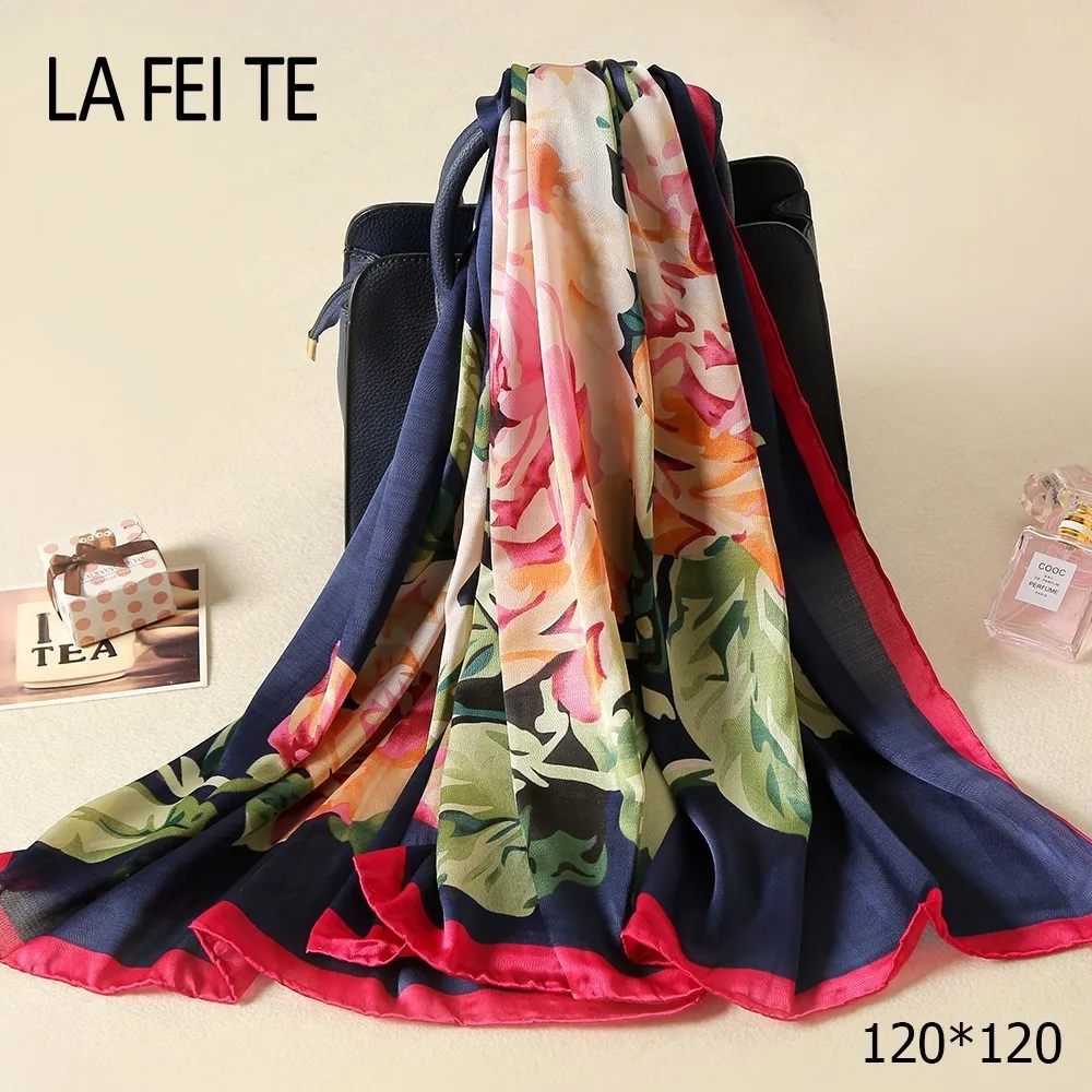 Twill Silk Scarf Women Hijab 2018 Summer Foulard Femme Stole Hair Satin Chiffon Bandana Shawl Womens Square For Ladies |