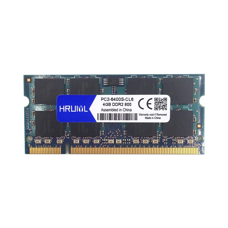 Память HRUIYL для ноутбука DDR2 4 Гб 2 1 ГБ 800 МГц DDR PC2 6400 память Ram 8 В Sodimm 6400S|Оперативная