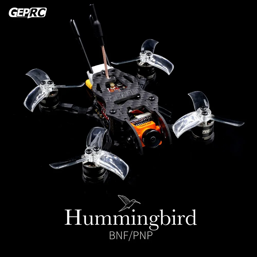 Комплект с рамкой GEPRC GEP Hummingbird PNP/BNF FPV для использования в помещении мини дроны