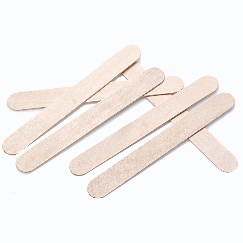 

500X Wood Waxing Wax Spatula Tongue Depressor Disposable Bamboo Sticks Kit For Removal Cream Face Mask Tattoo Wax Medical Wooden